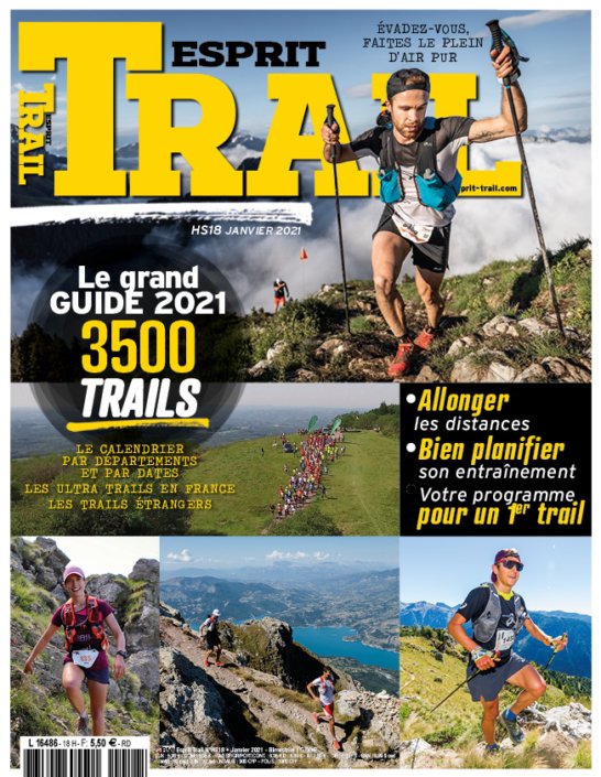 Le Grand Guide 2021 est sorti 3500 trails ! Esprit Trail