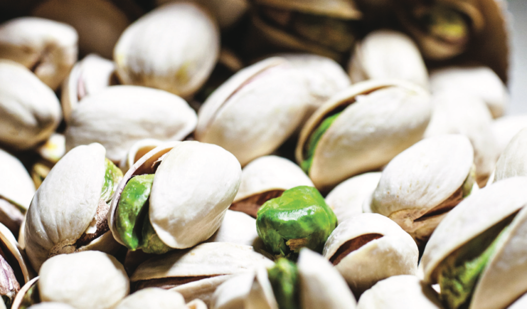 Les pistaches et autres fruits à coques sont parfaites pour les apports en protéines de vos barres maison. © DR