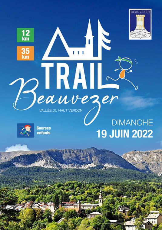 HAUT VERDON trail de beauvezer 2022 affiche