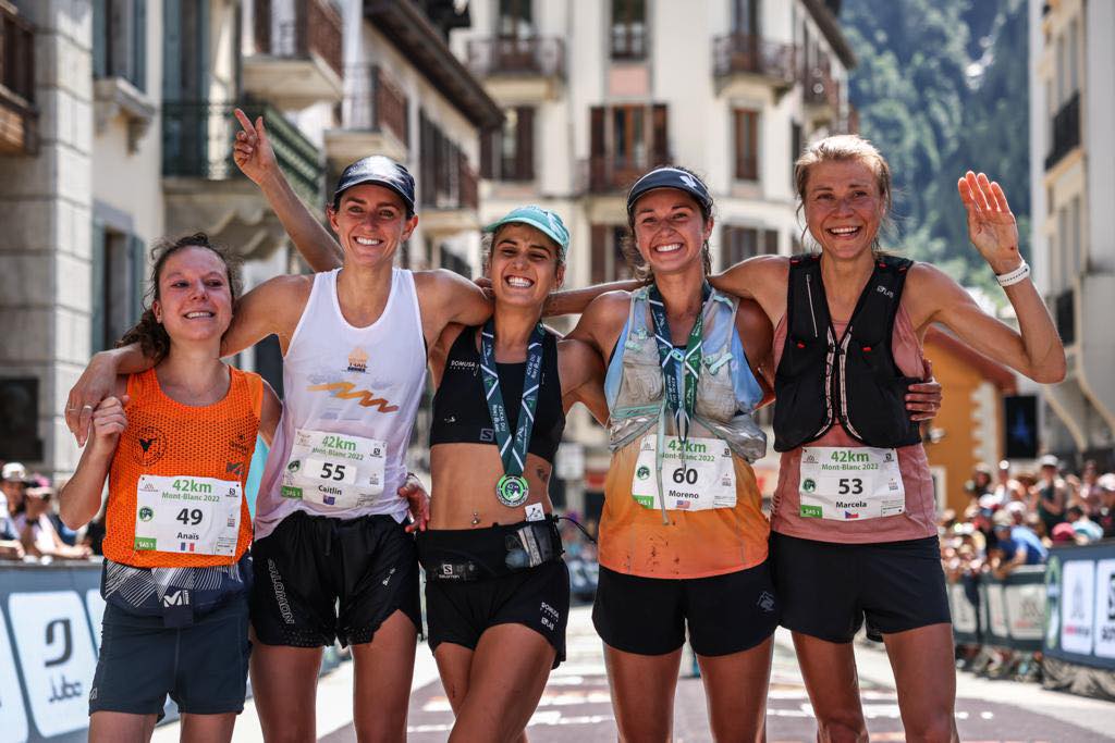 Le podium femmes © Facebook Marathon Mont-Blanc / DR