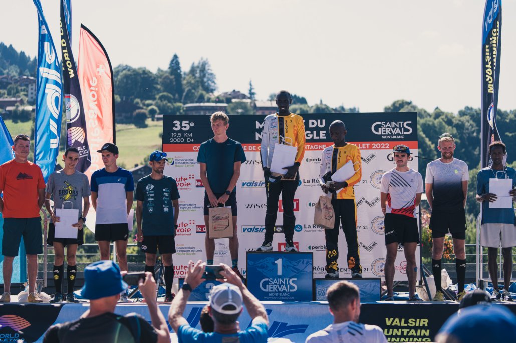 MONTEE NID D'AIGLE podium hommes © OT Saint-Gervais