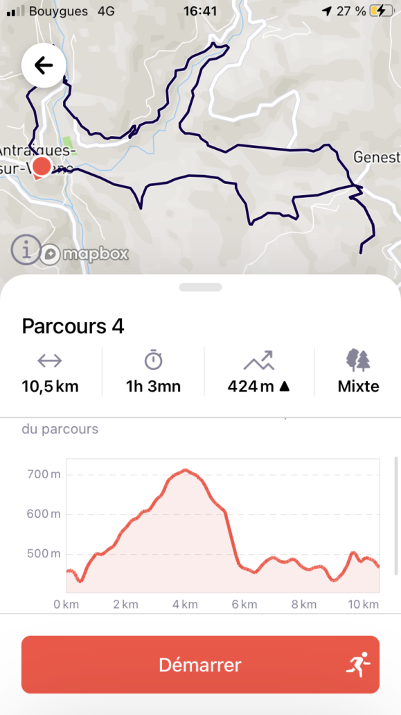 RUNNRZ PARCOURS 4 DENIVELÉ