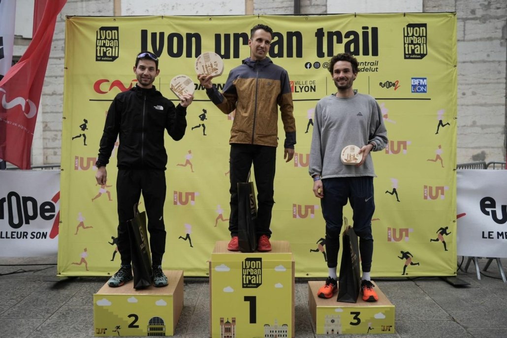 Lyon Urban trail podium masculin