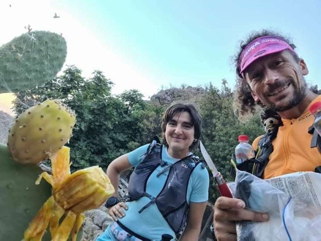 Claire Bannwarth et Luca Papi, autre fou d'ultra-distance. Photo DR