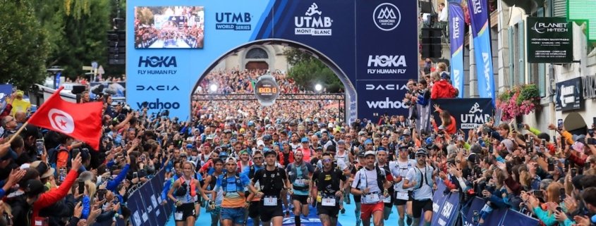 Départ UTMB Photo Buff : DR