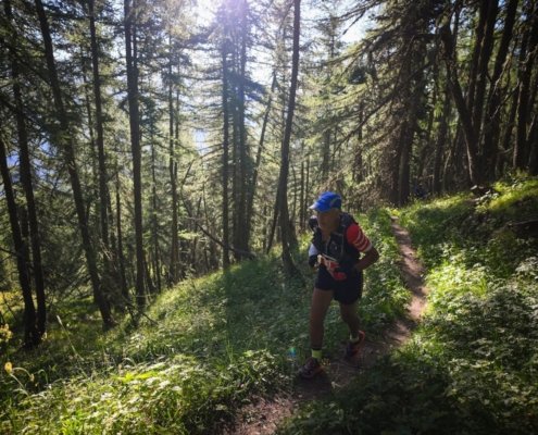 Colmars-les-Alpes, Alpes-de-Haute-Provence, France. June, 16th, 2023. Trail des Melezes du Mercantour. Trail 50km D+ 3.070m, trail 25km D+ 1.610m. Damiano Benedetto/ Staff Photographer