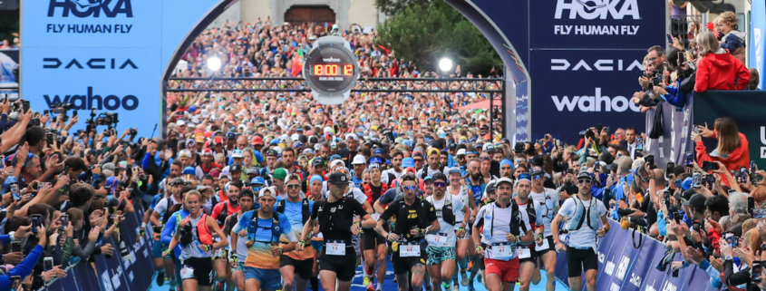 utmb 2022 départ. Photo Organisation