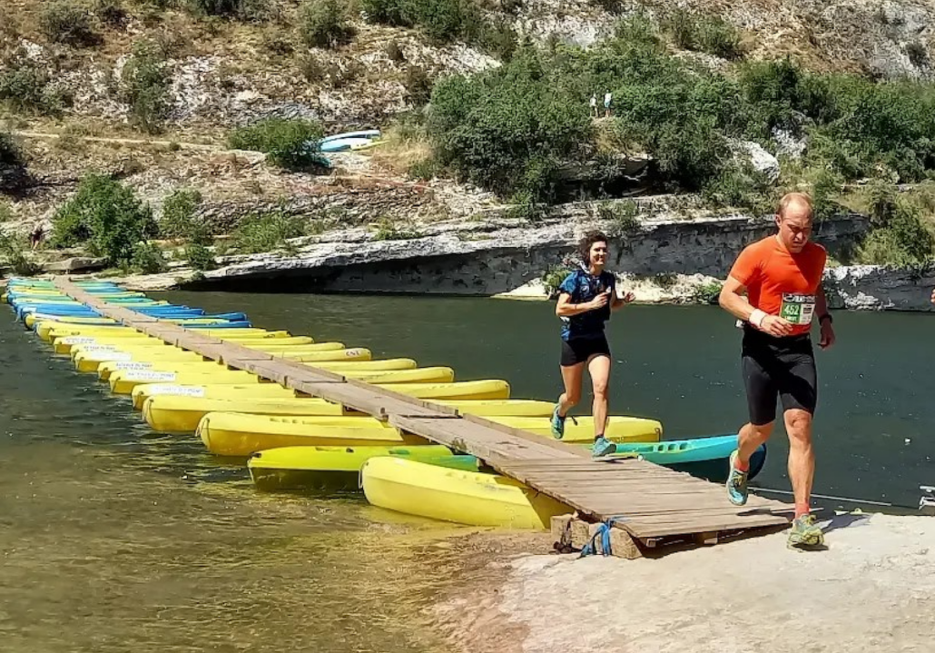 Trail des gorges de l'ardeche Traversée. Source Organisation