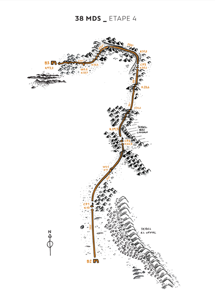 Parcours de l'étape 4. Source MDS