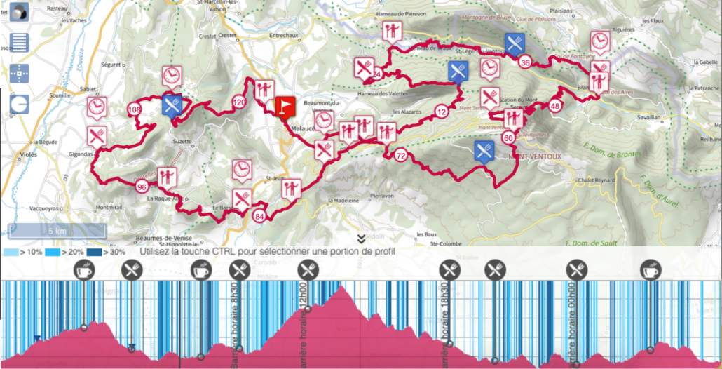 parcours GRV 125km