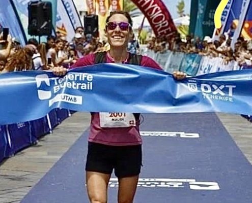 Maude Mathys gagnante Tenerife Bluetrail by UTMB