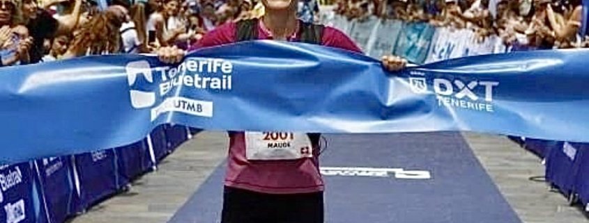 Maude Mathys gagnante Tenerife Bluetrail by UTMB