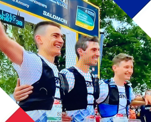 Podium France Europe de Trail