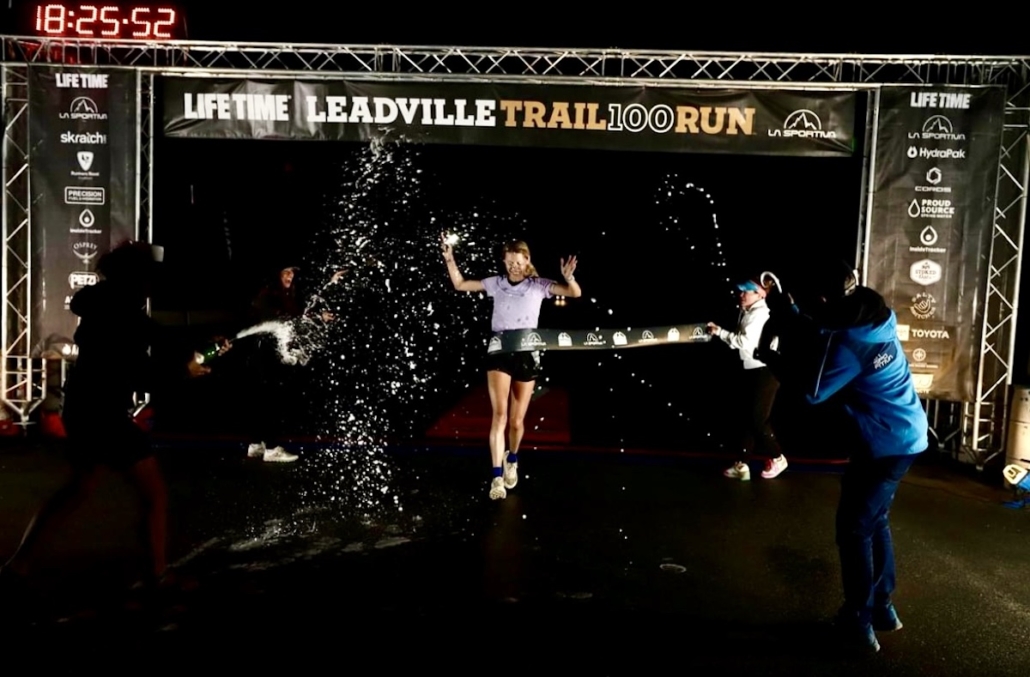 Leadville 100 woman