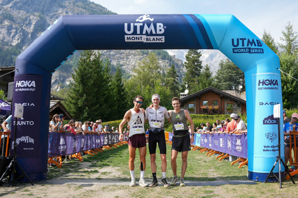 Podium ETC hommes. Photo UTMB GROUP